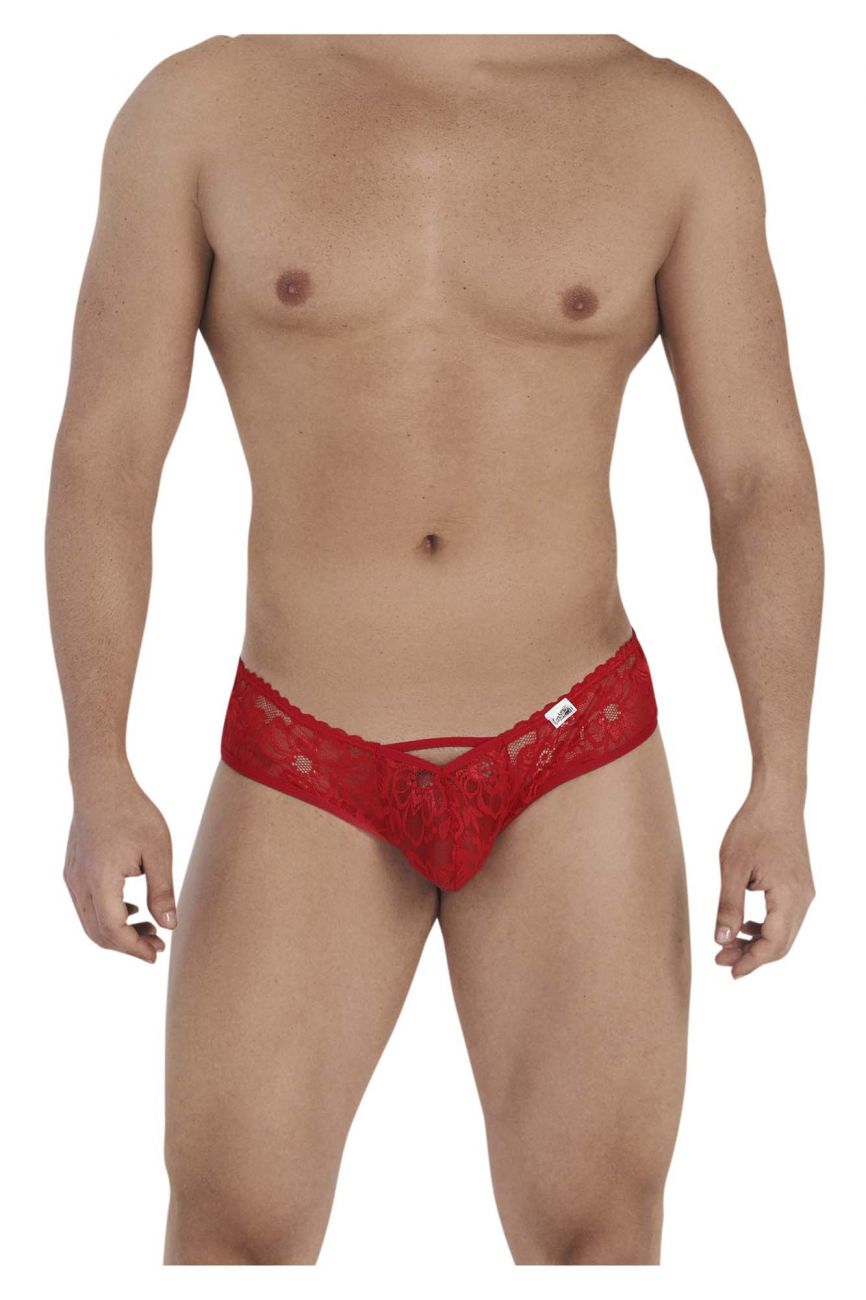 CandyMan 99535 Bow Jockstrap Red