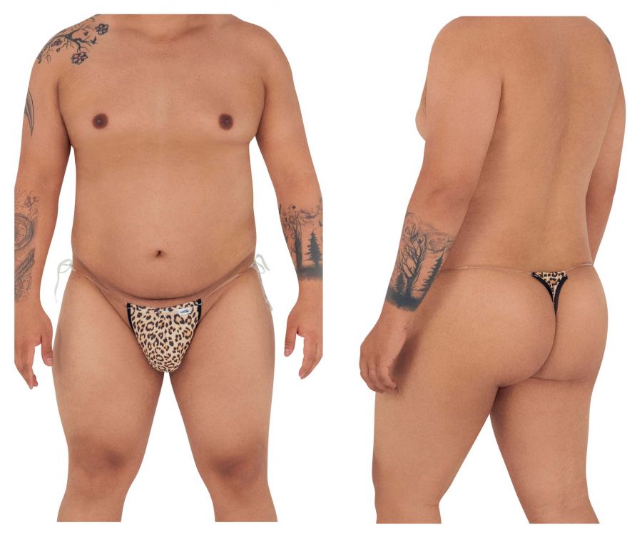 CandyMan 99571X Invisible Strap Micro G-String Animal Print Plus Sizes