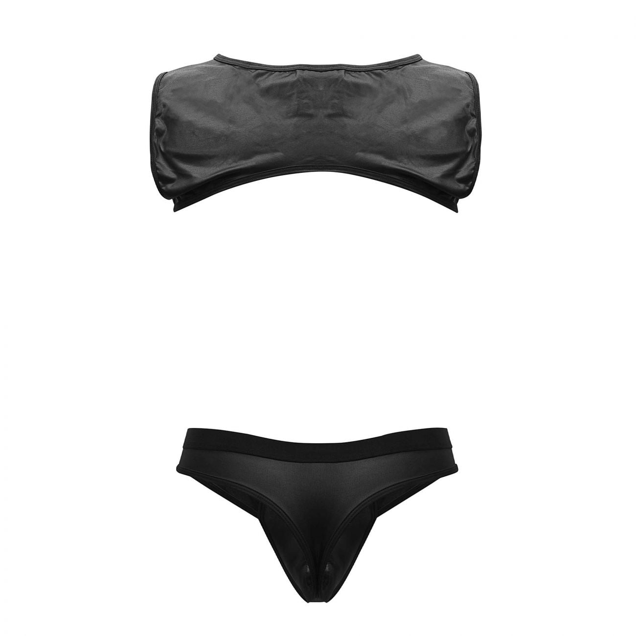 JCSTK - CandyMan 99612 Harness Thong Outfit Black