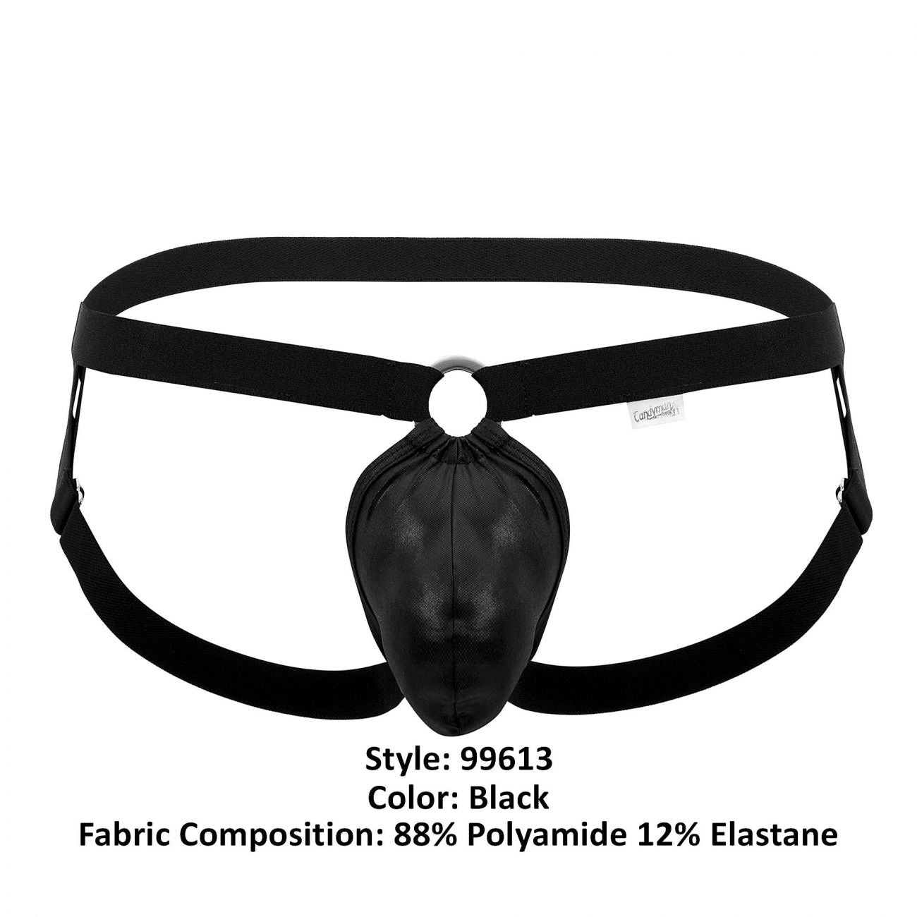 CandyMan 99613 Cock-Sock Jockstrap Black
