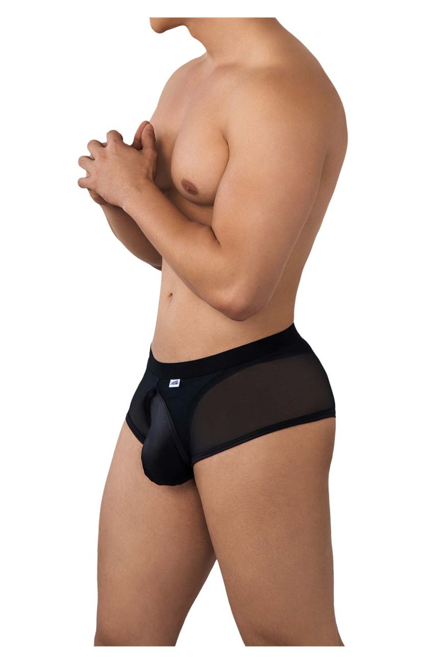 CandyMan 99629 Trunk and Thong Set Black