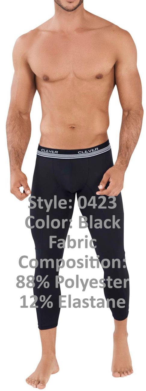 Clever 0423 Reaction Athletic Pants Black
