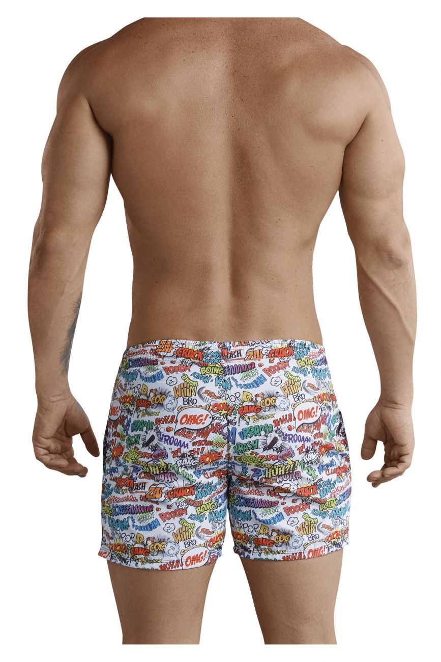 Clever 0673 Okidoky Atleta Swim Trunks White Multi