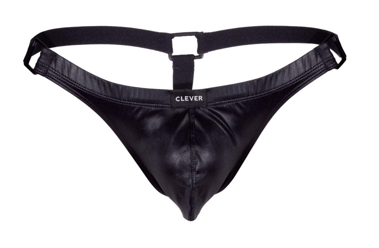 Clever 1232 Karma G-String with side Ring Black
