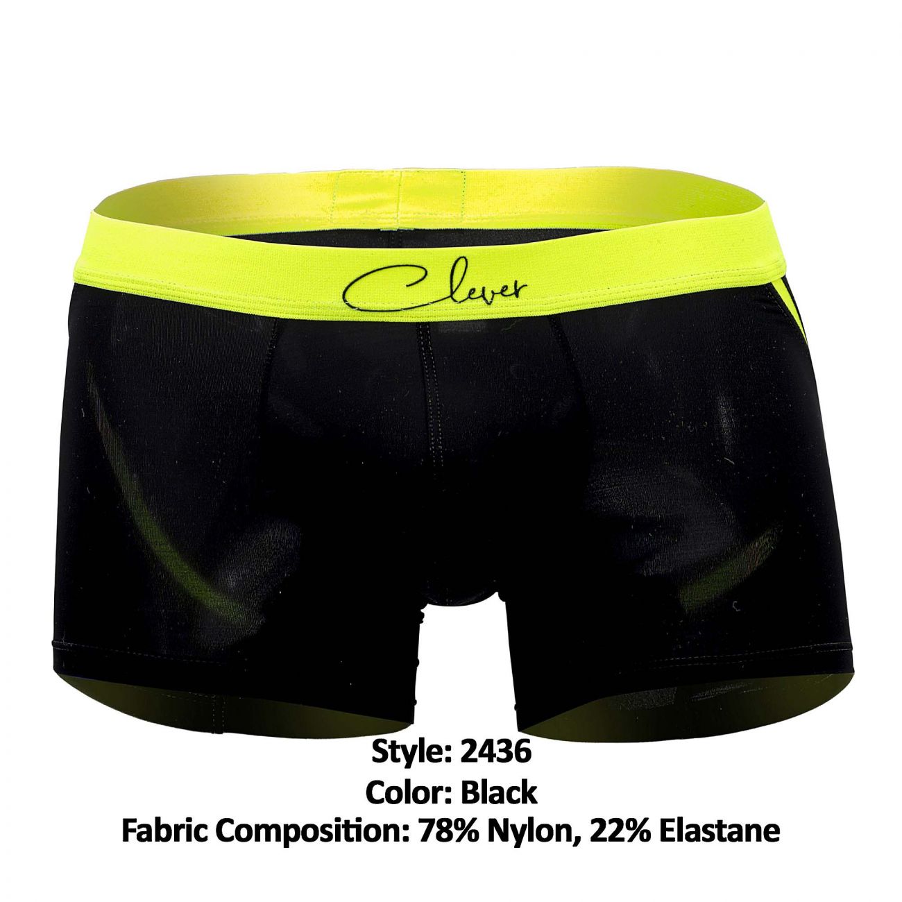Clever 2436 Fedelity Boxer Briefs Black
