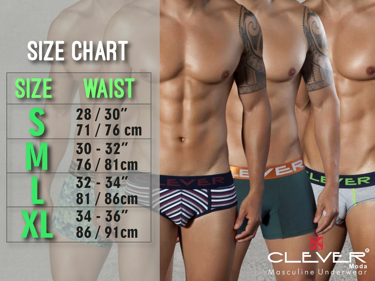 JCSTK - Mens Clever Underwear Refined Bikini Briefs