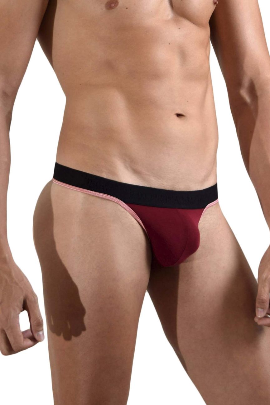 Doreanse 1012-BRD Borderline Thongs Bordeaux Plus Sizes