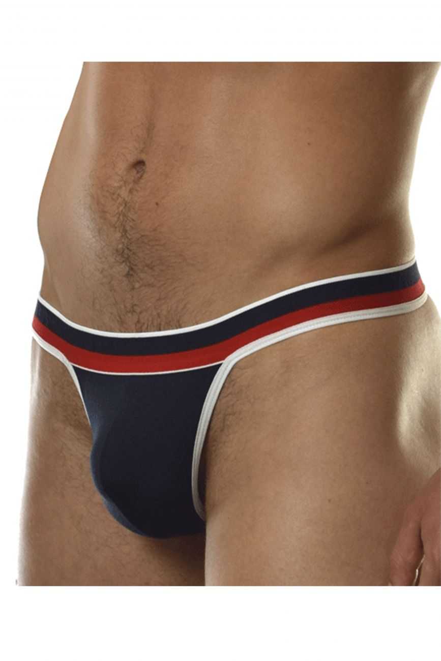 Doreanse 1218-NVY Metro Mens Thong Navy Blue