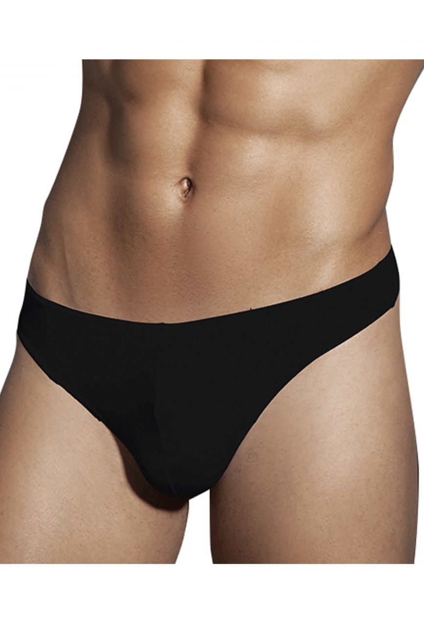 Doreanse 1280-BLK Hang-loose Mens Thong Black
