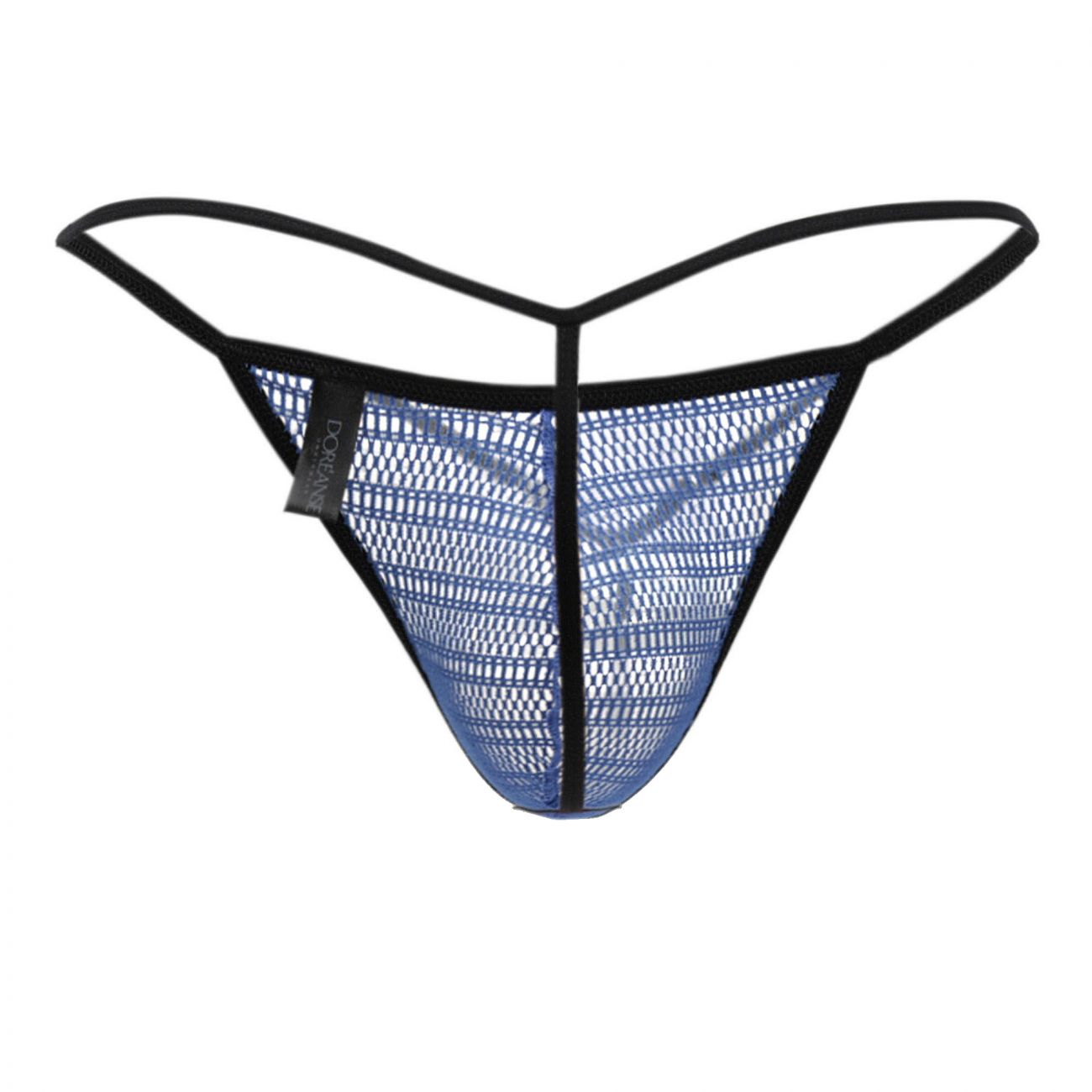Doreanse 1306-BLU Mesh G-String Mens Thong Blue