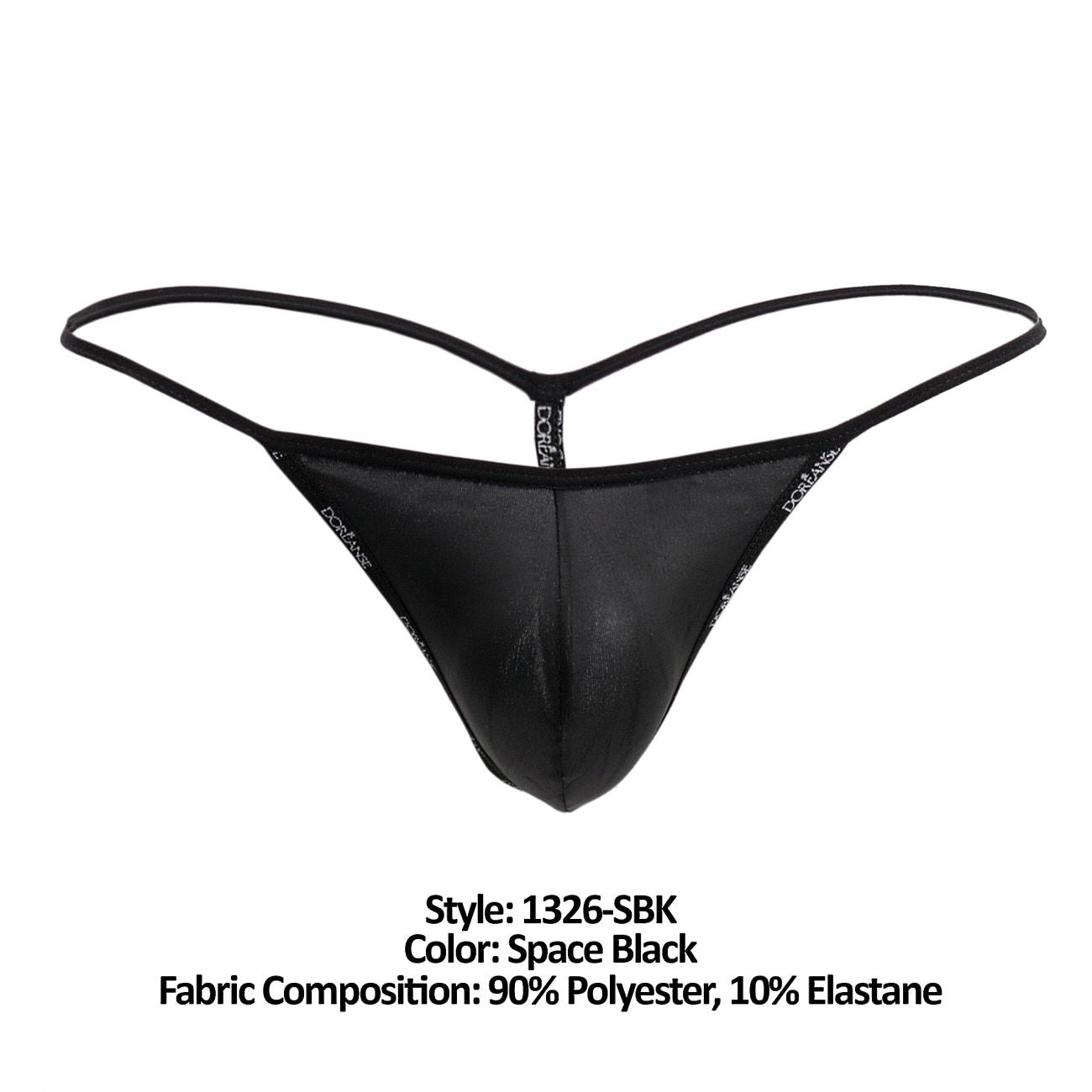Doreanse 1326-SBK Flashy G-String Space Black