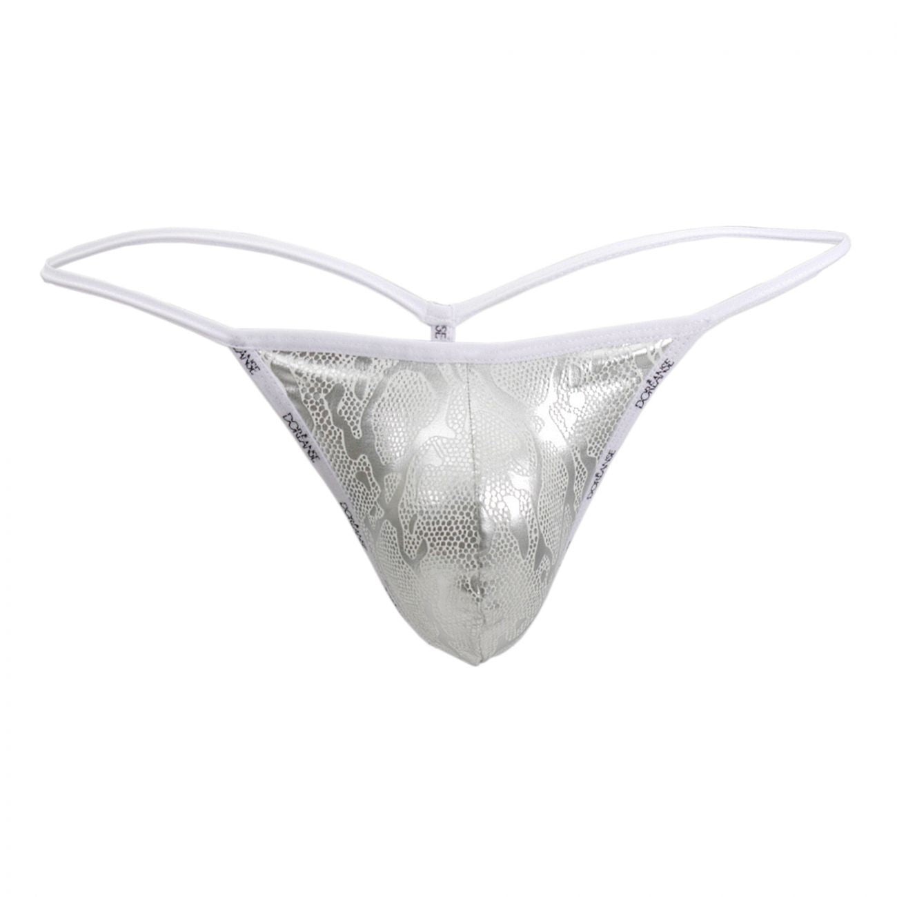 Doreanse 1326-SLV Flashy Snake G-String Silver Snake
