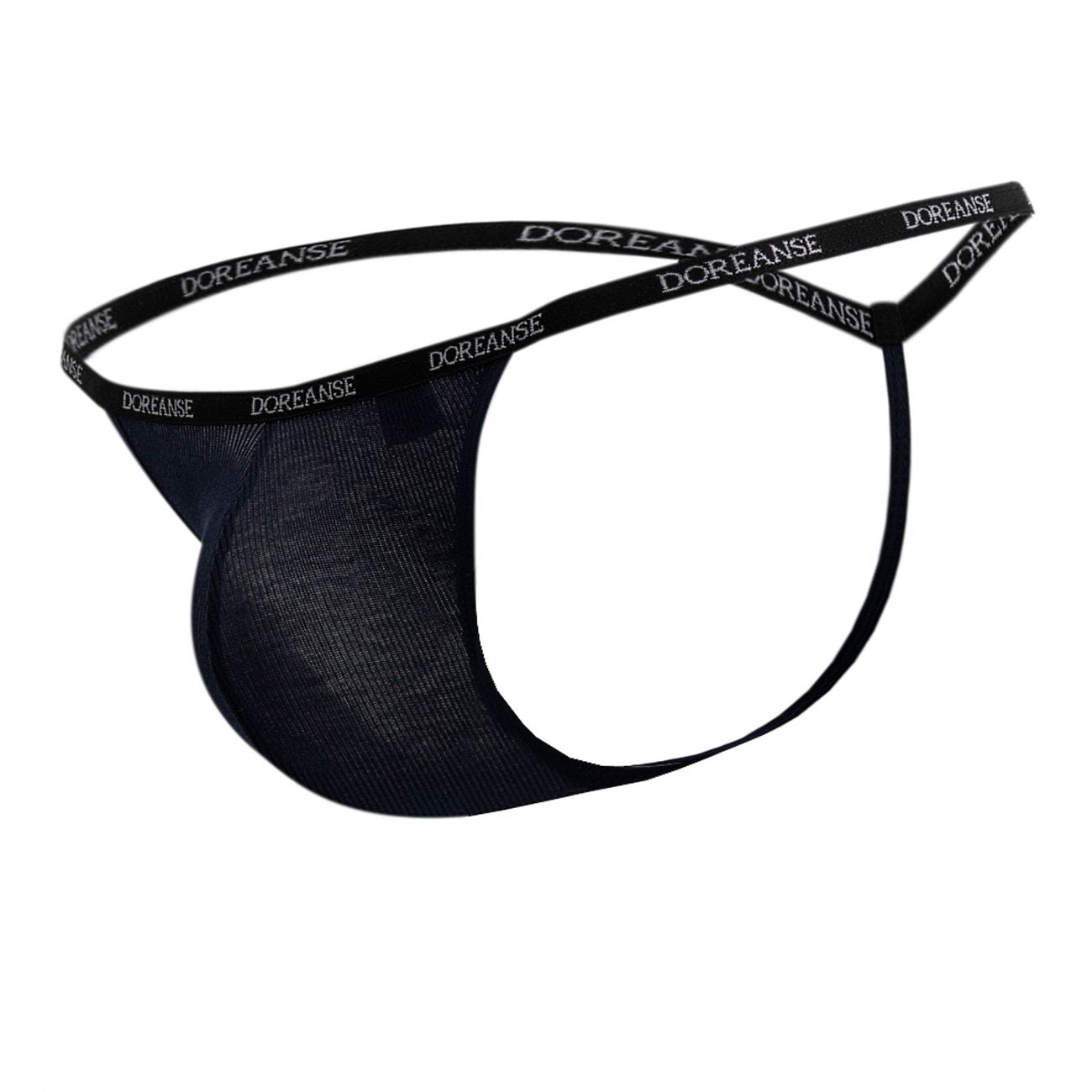 Doreanse 1330-NVY Ribbed Modal T-thong Navy