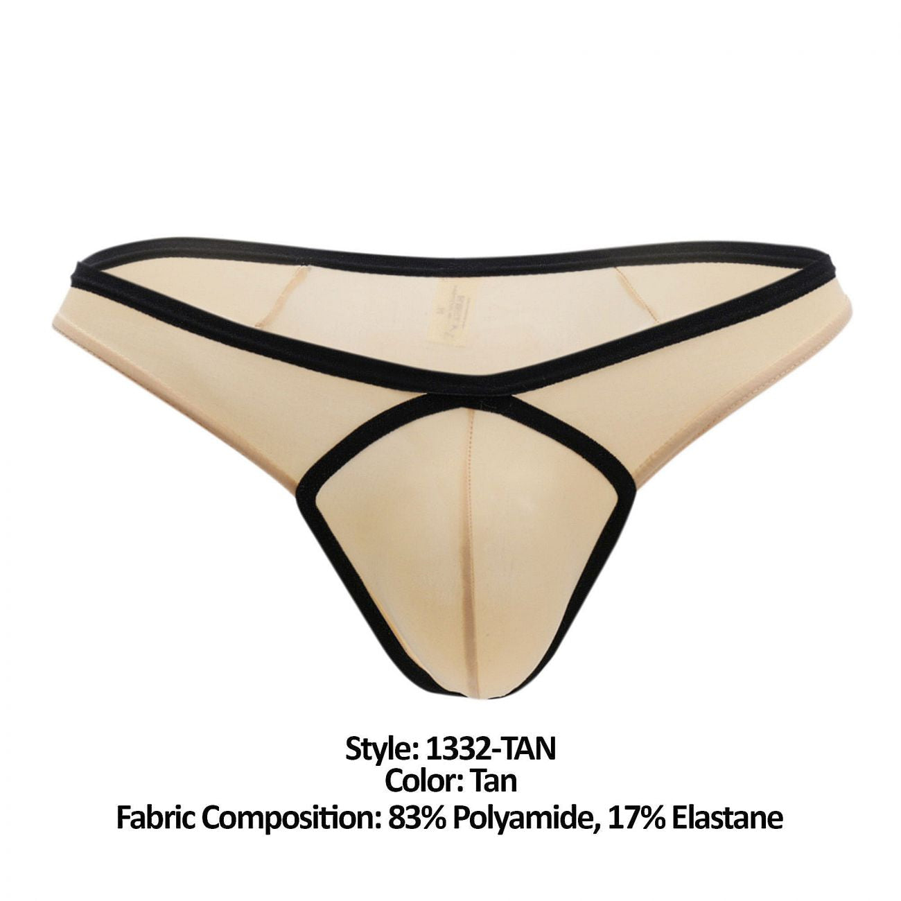 Doreanse 1332- Loop Mens Thong Tan
