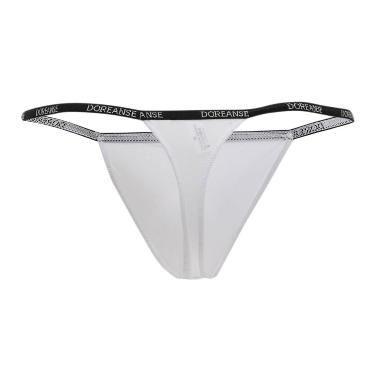 Doreanse 1390-WHT Aire Mens Thong White
