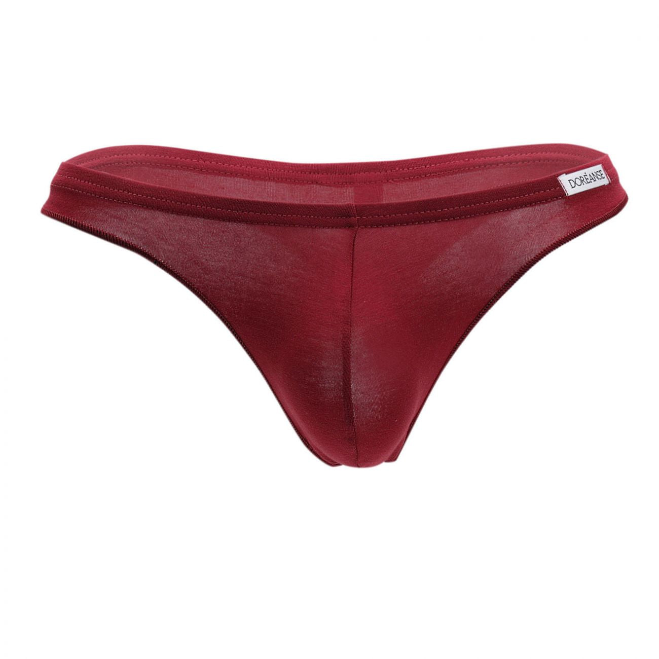 Doreanse 1392-BRD Euro Mens Thong Bordeaux