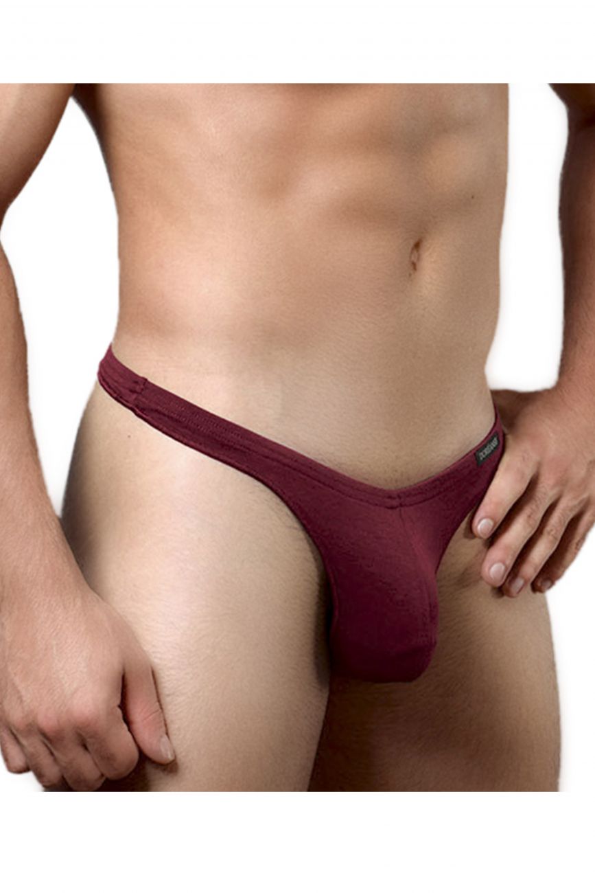 Doreanse 1392-BRD Euro Mens Thong Bordeaux