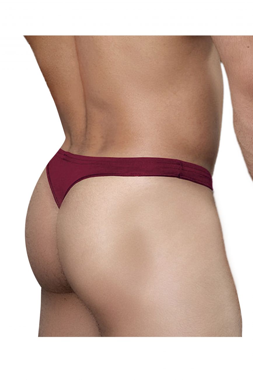 Doreanse 1392-BRD Euro Mens Thong Bordeaux