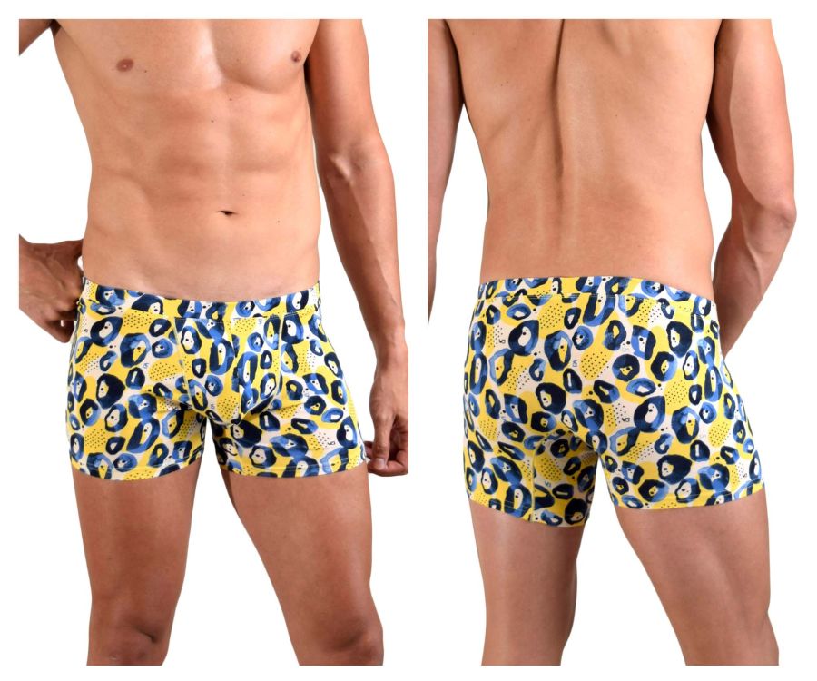 Doreanse 1799-PRN Leopard Art Boxer Briefs Printed Plus Sizes