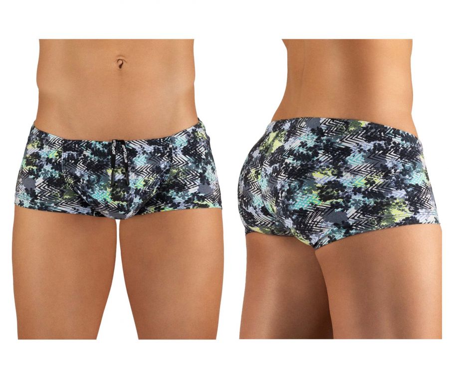 ErgoWear EW1057 FEEL Swim Zigzag Swim Trunks Multi Coloured