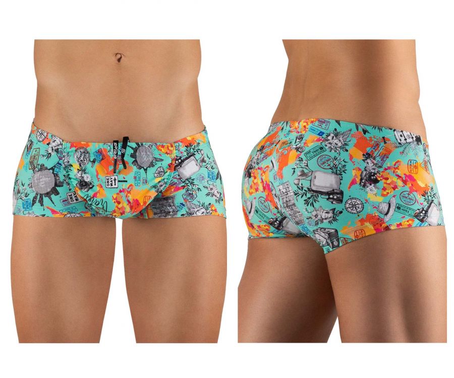 ErgoWear EW1063 FEEL Swim Voyager Swim Trunks Turquoise