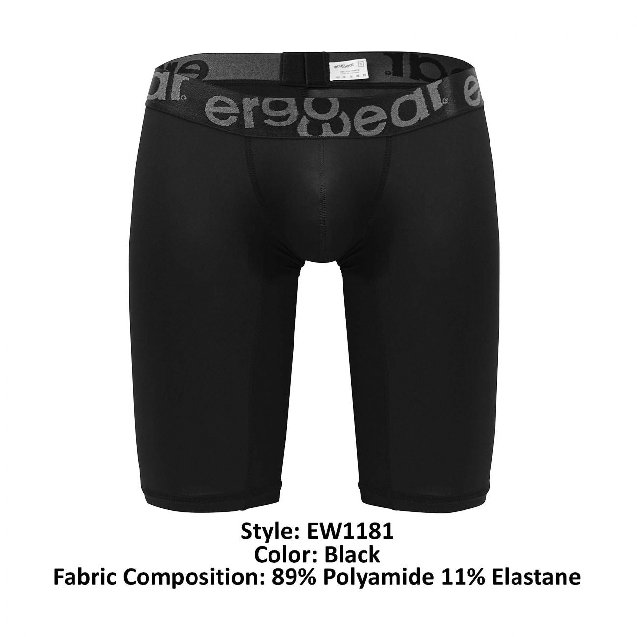 ErgoWear EW1181 MAX XV Boxer Briefs Black