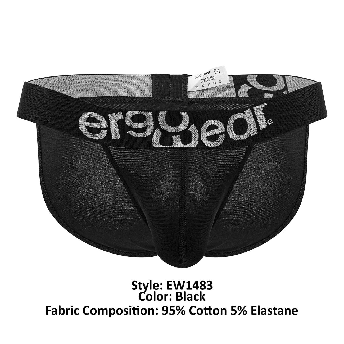 ErgoWear EW1483 MAX COTTON Bikini Black