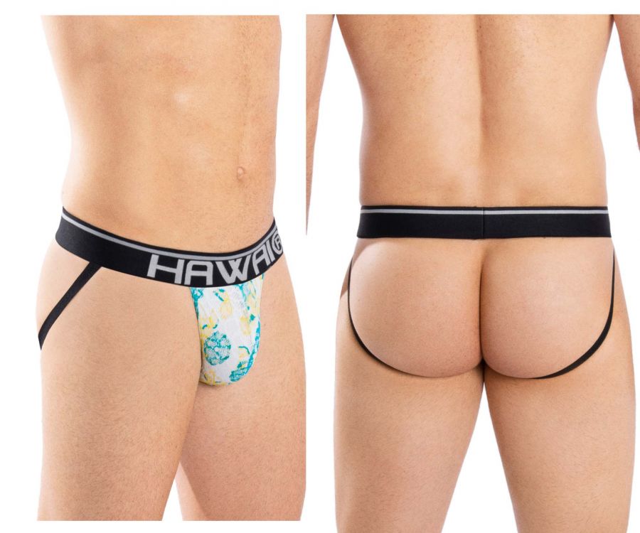 HAWAI 42052 Assorted Colors Jockstrap Turquoise