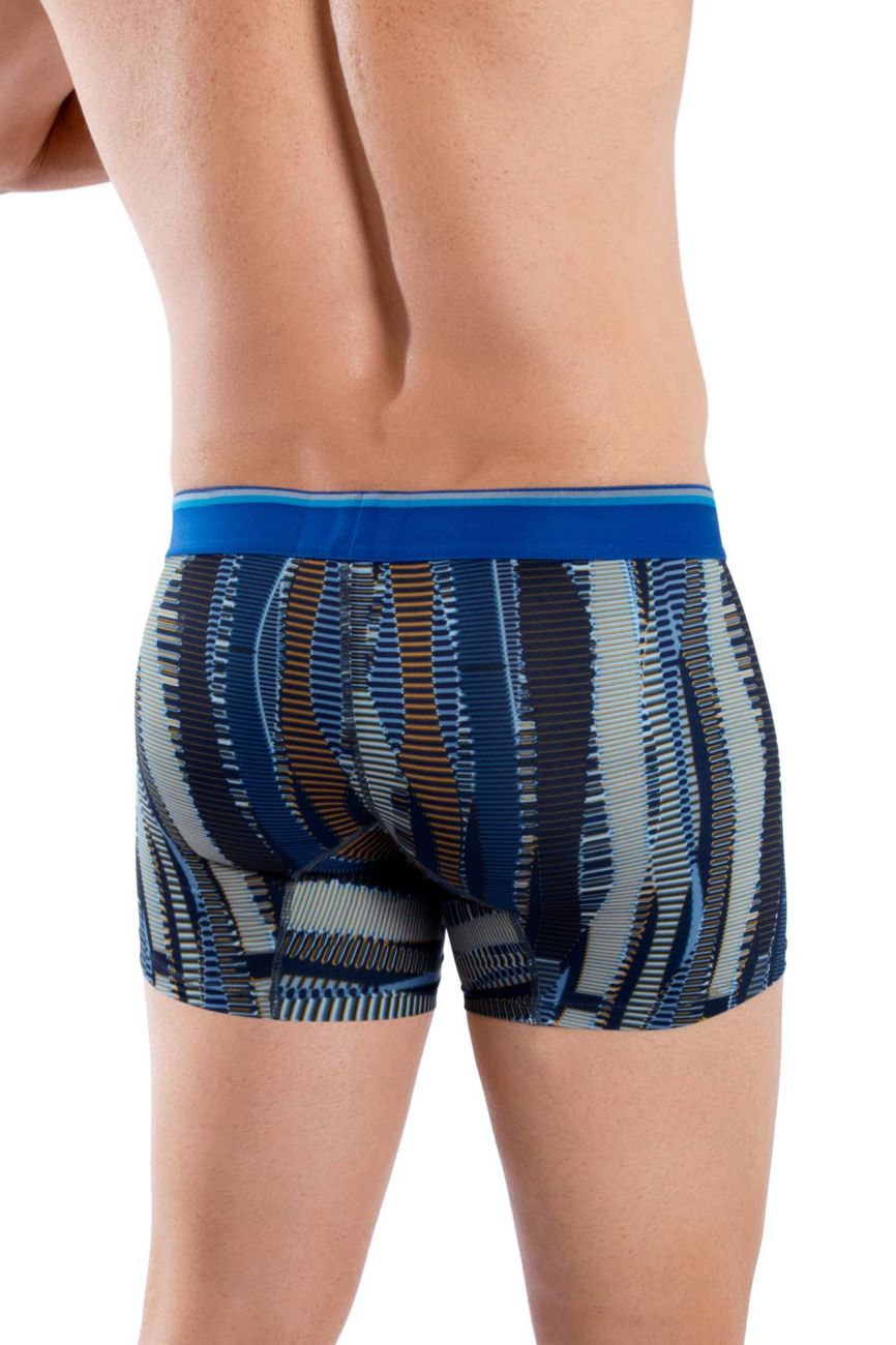 HAWAI 42121 Printed Athletic Trunks Royal Blue
