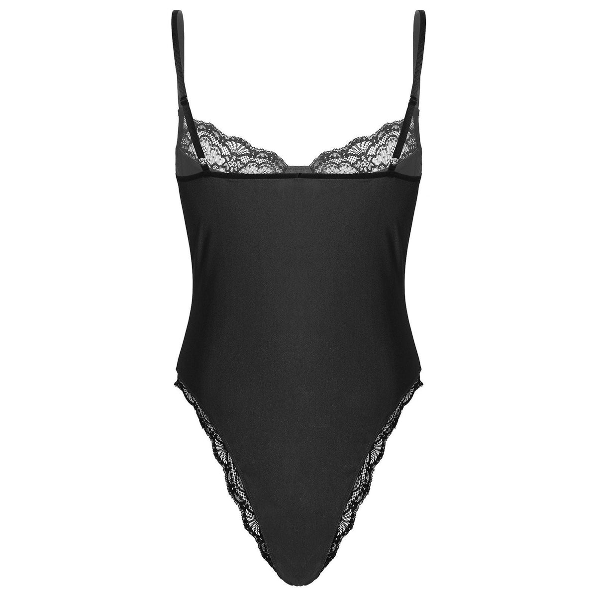 JCSTK - Mens Femme IF-43322316 One Piece Bodysuit with Wireless Top Black