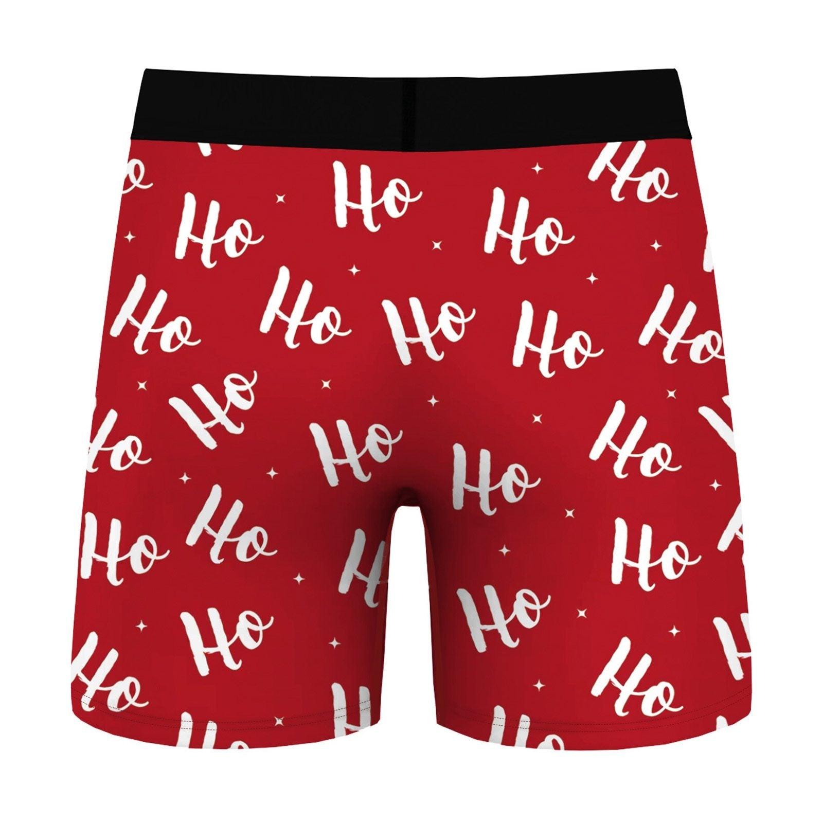 SALE - XMAS GIFT - Mens Christmas Boxer Shorts Printed Ho Ho Ho & The Grinch