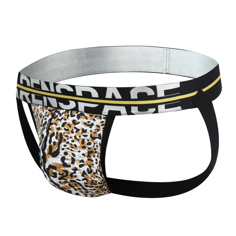 Mens Polyamide Comfortable & Light Jock Strap Leopard
