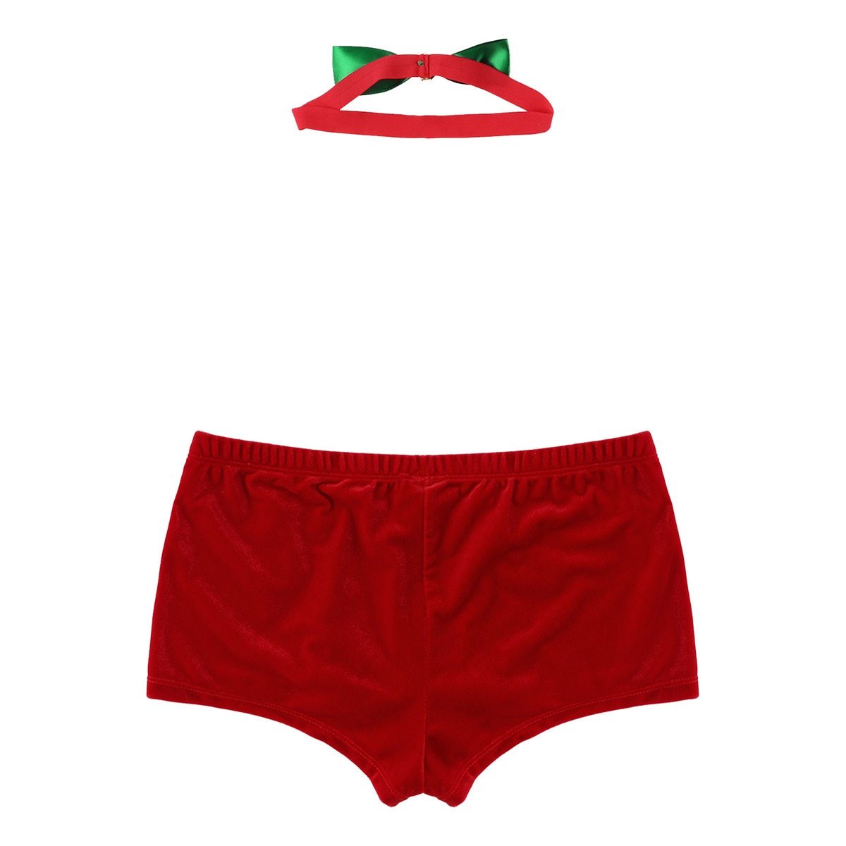 JCSTK - XMAS GIFT - Mens Sexy Christmas Costune Outfit, Santas Little Helper Red