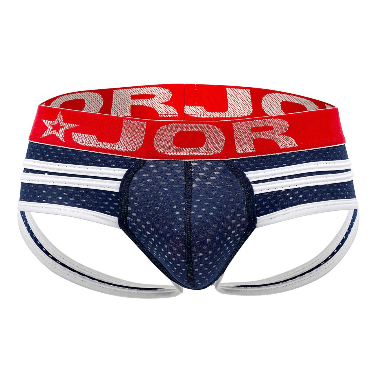 JOR 0968 Fox Briefs Jockstrap Blue