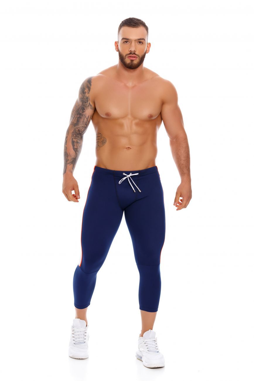 JOR 1294 Biker Athletic Pants Blue