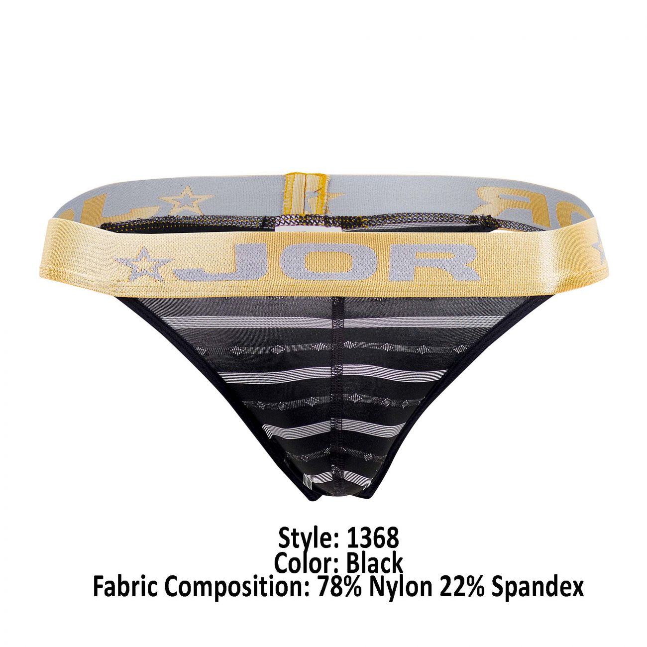 JOR 1368 Texas Thongs Black