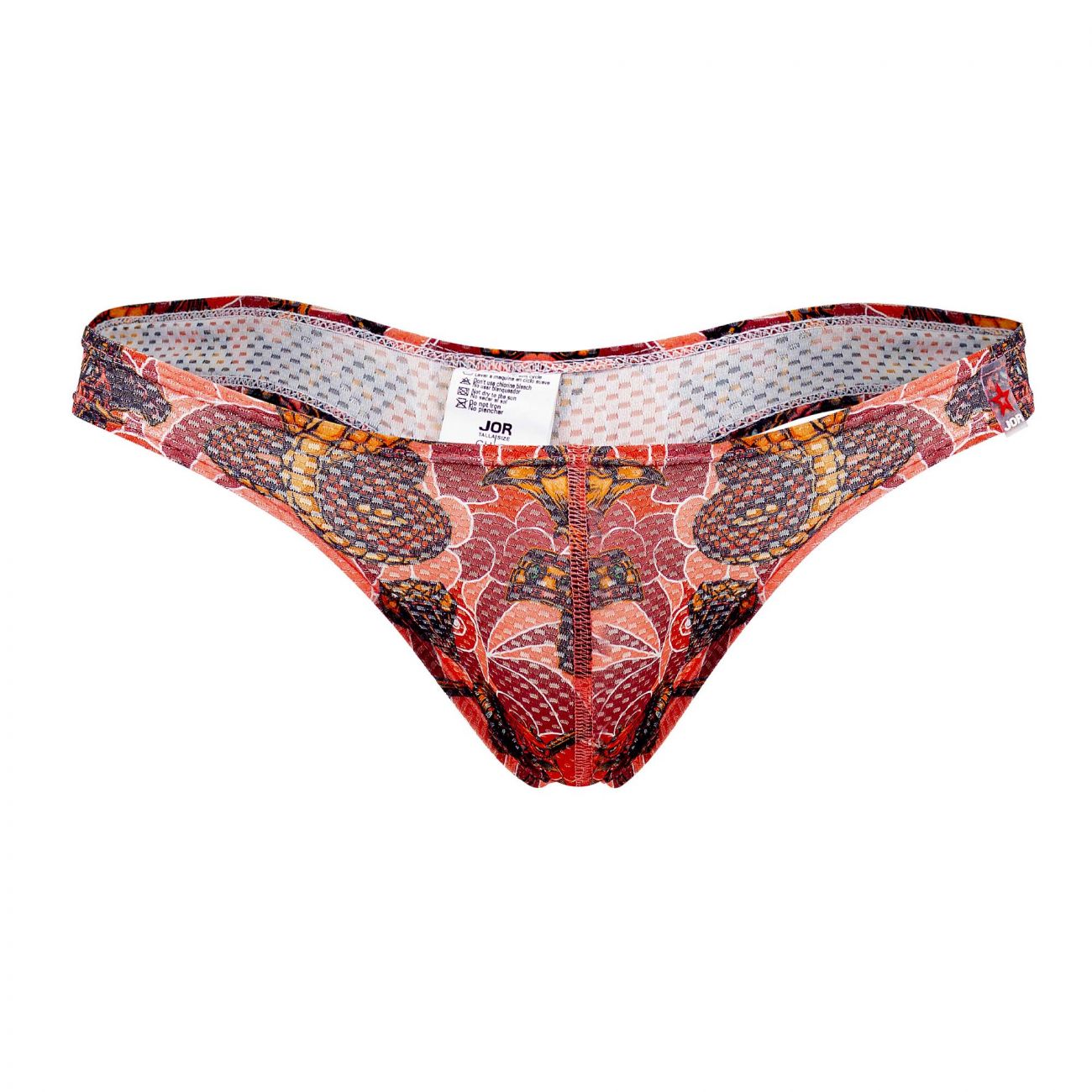 JOR 1522 Warrior Thongs Coral Printed