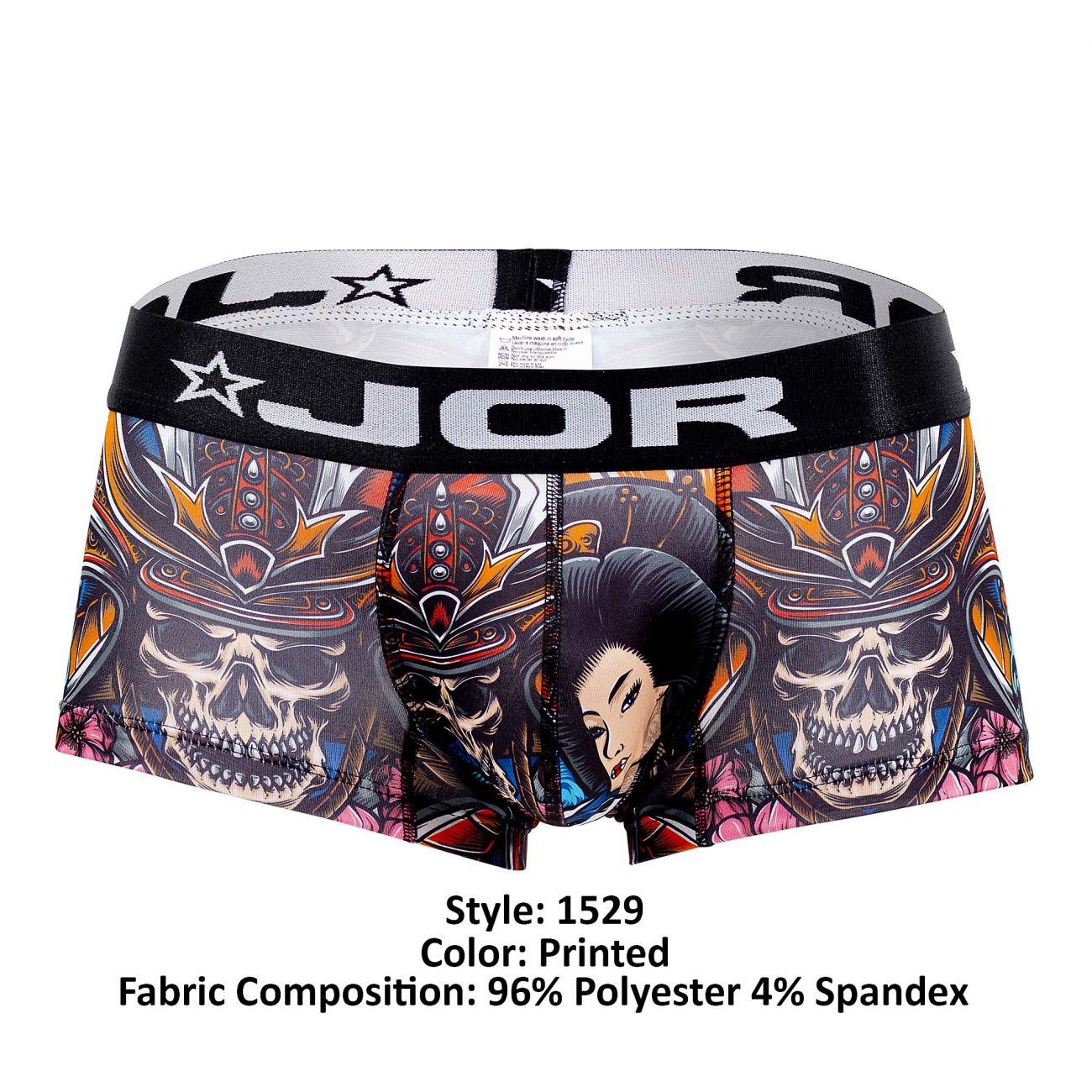 JOR 1529 Geisha Trunks Black Printed