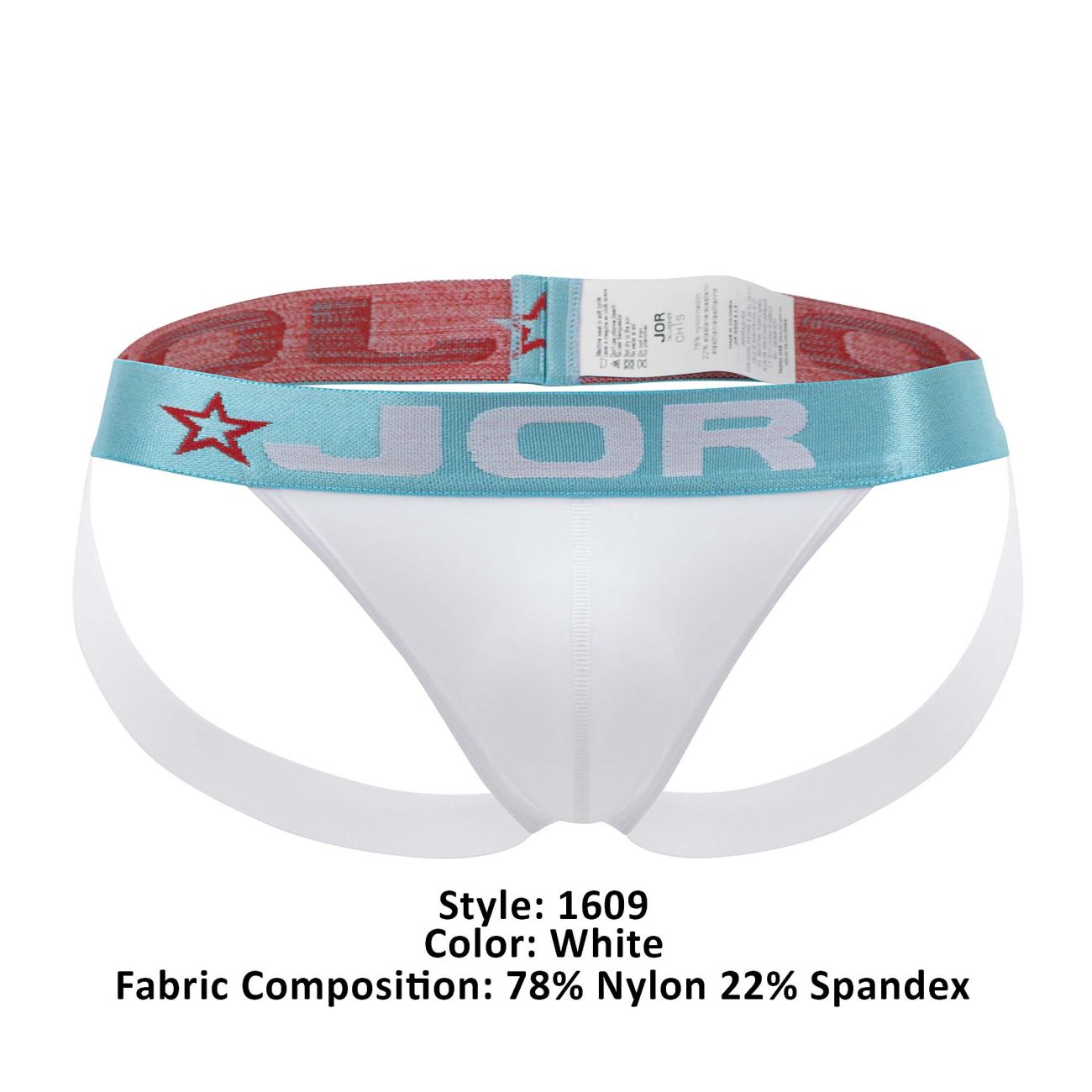 JOR 1609 Classic Jockstraps White