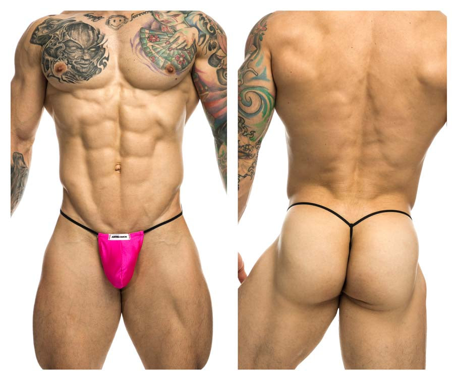 JUSTIN+SIMON XSJ02 Silky G-String Bulge Pink