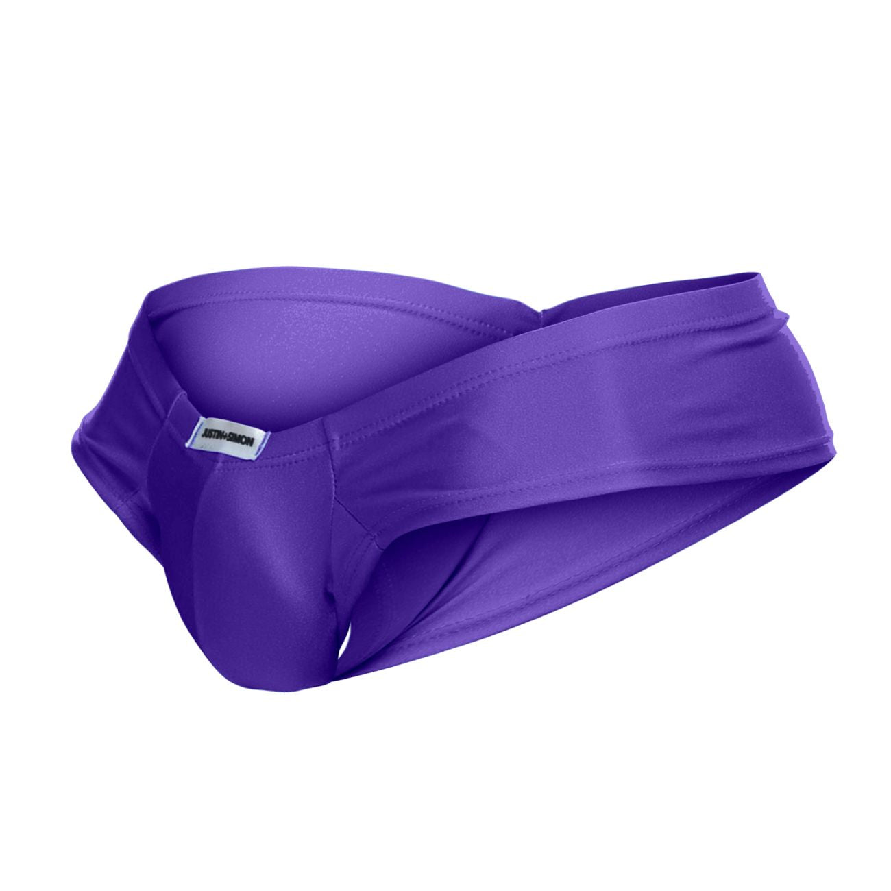 JUSTIN+SIMON XSJ22 Cheek Briefs Purple Plus Sizes