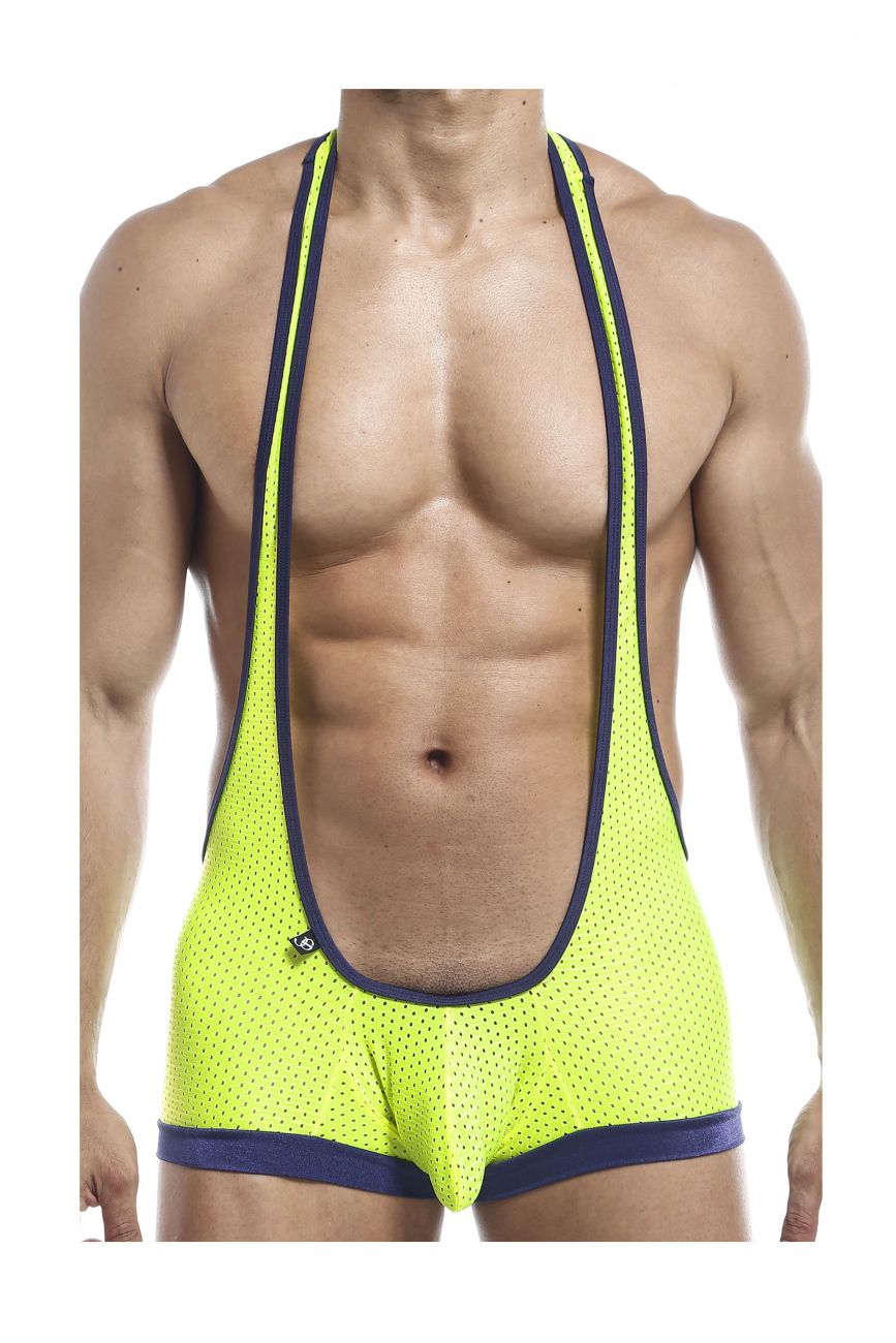 Joe Snyder JSBUL10 Bulge Singlet Lime Holes