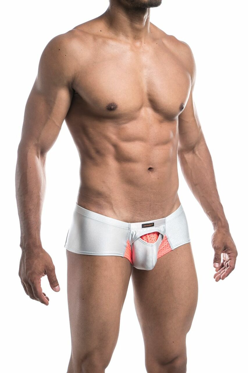 JCSTK - Mens Joe Snyder Sexiest Cheek Boxer Brief Coral and Gray