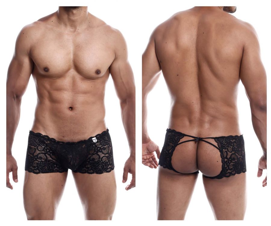MaleBasics MBL53 Lace Trunks Black