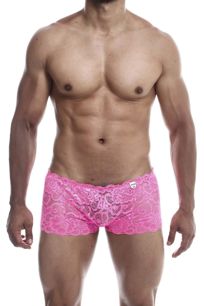 MaleBasics MBL53 Lace Trunks Hot Pink