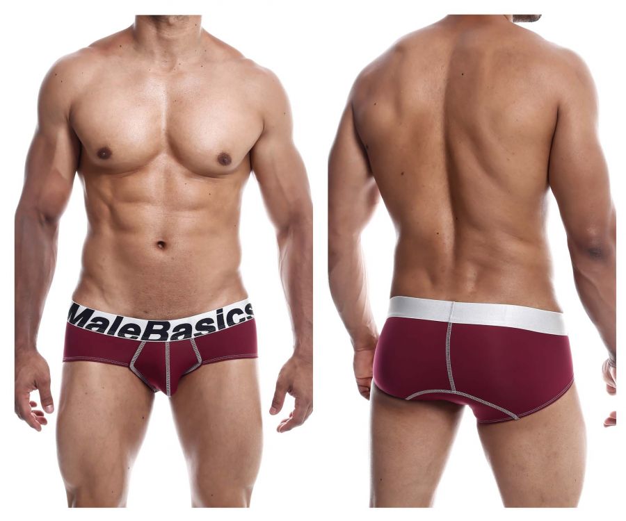 MaleBasics MBM03 Performance Briefs Burgundy