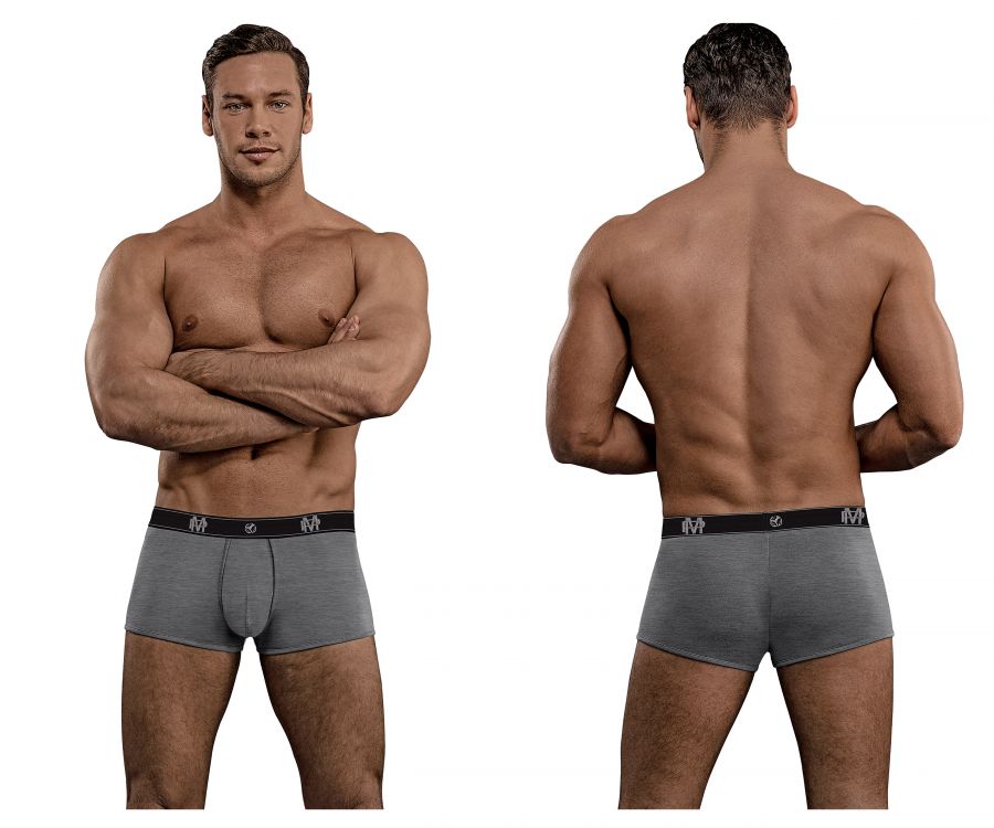 Male Power 150-253 Bamboo Mini Short Gray