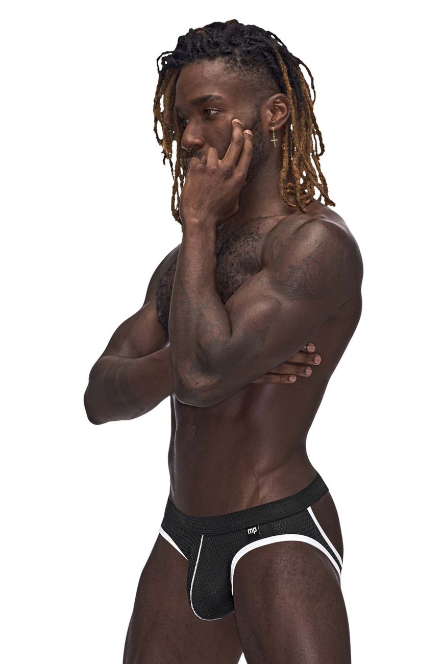 Male Power 354-273 Sport Mesh Jock Black