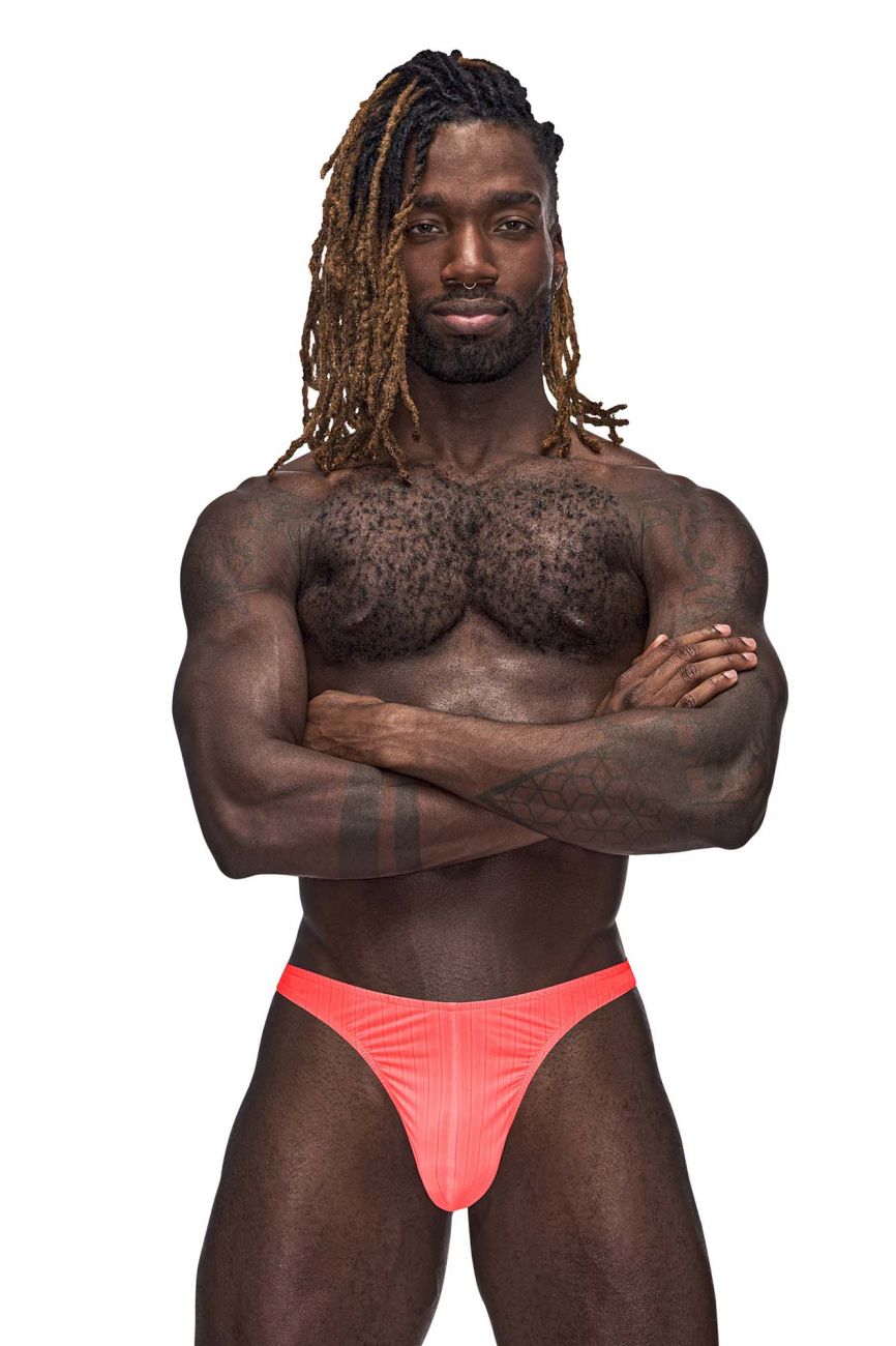 Male Power 443-272 Barely There Sexy Thong Coral