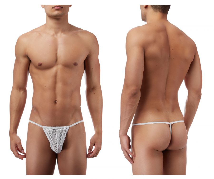 Male Power 45011C Stretch Net Posing Strap Thong